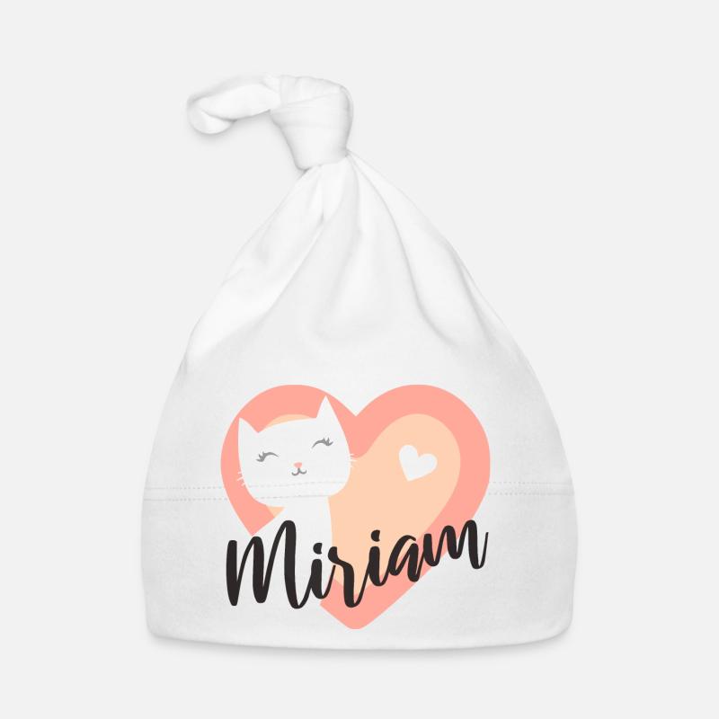 Miriam Name Vorname Kätzchen Baby Bio-Mütze