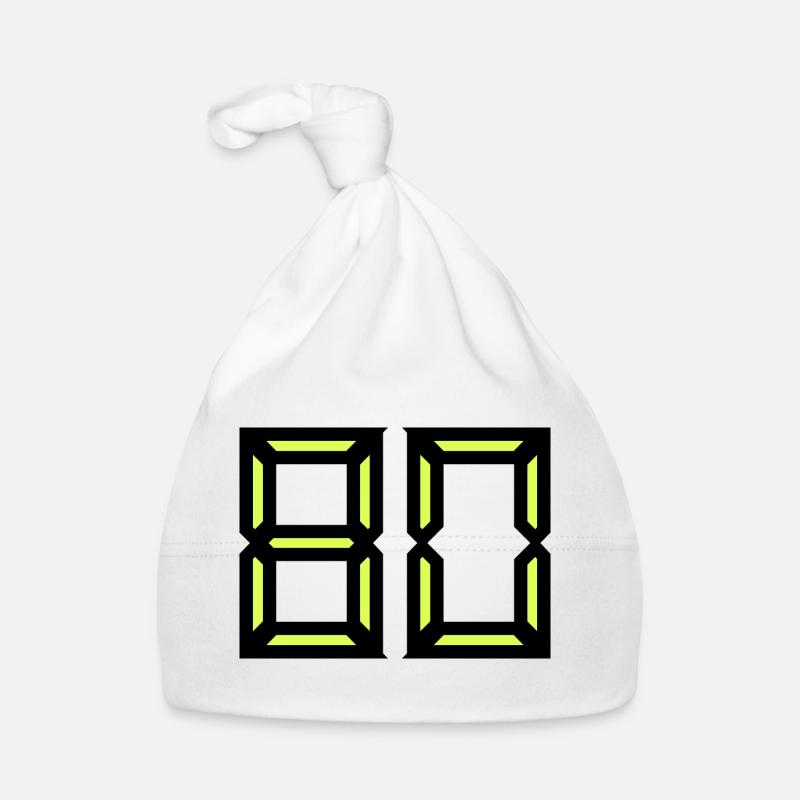 80. 80 ANS. 80e ANNIVERSAIRE. ANNIVERSAIRE 80 ANS. Bonnet bio Bébé