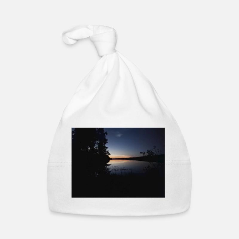 Lakeside Silhouette Organic Baby Cap