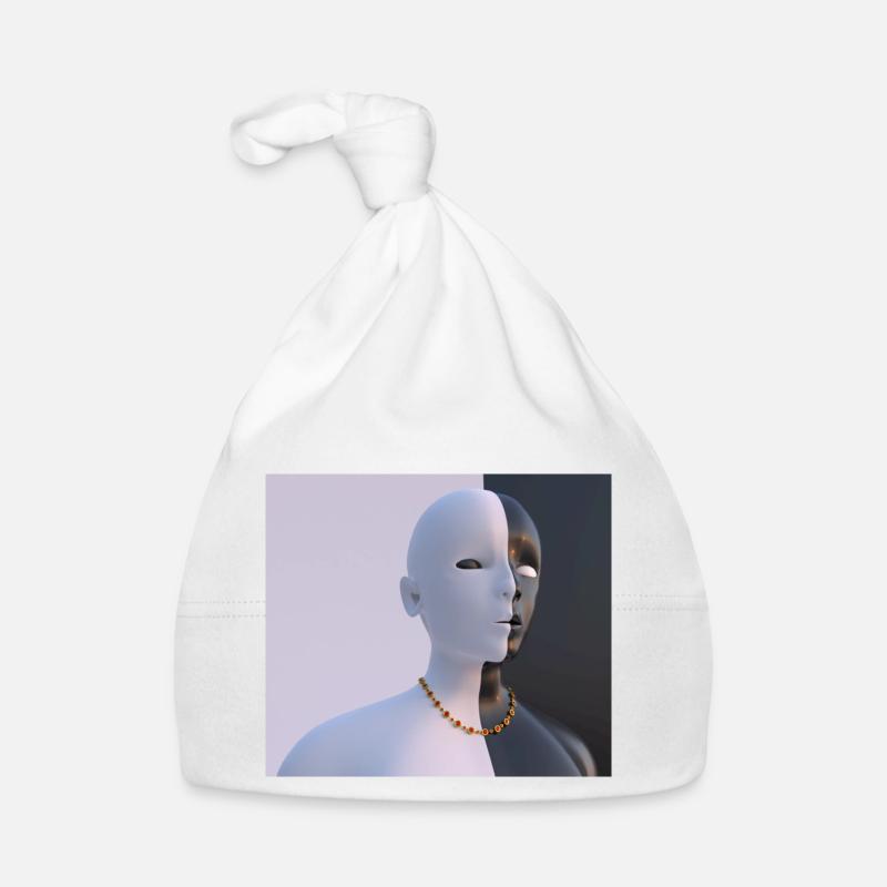 Deux visages Bonnet bio Bébé