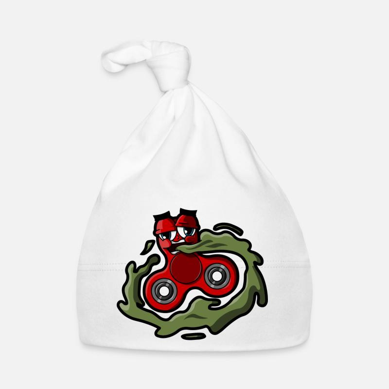 Sick Fidget Spinner Organic Baby Cap