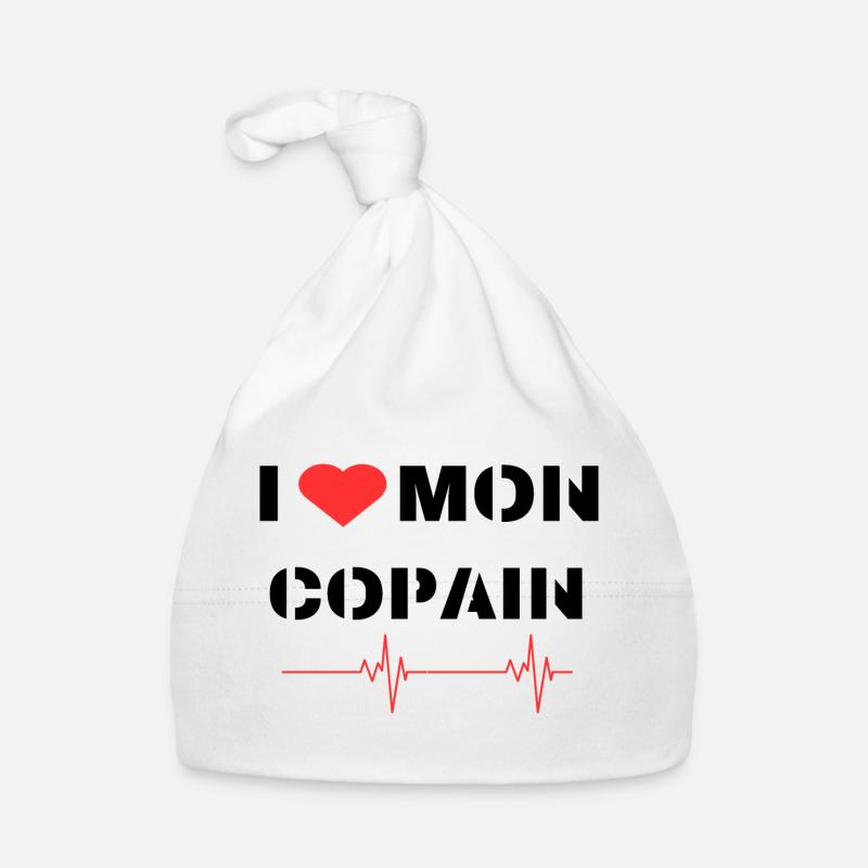 Déclaration d'amour à mon copain Bonnet bio Bébé