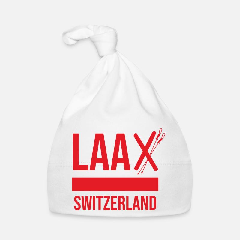 Souvenir de Laax dans les Grisons Bonnet bio Bébé