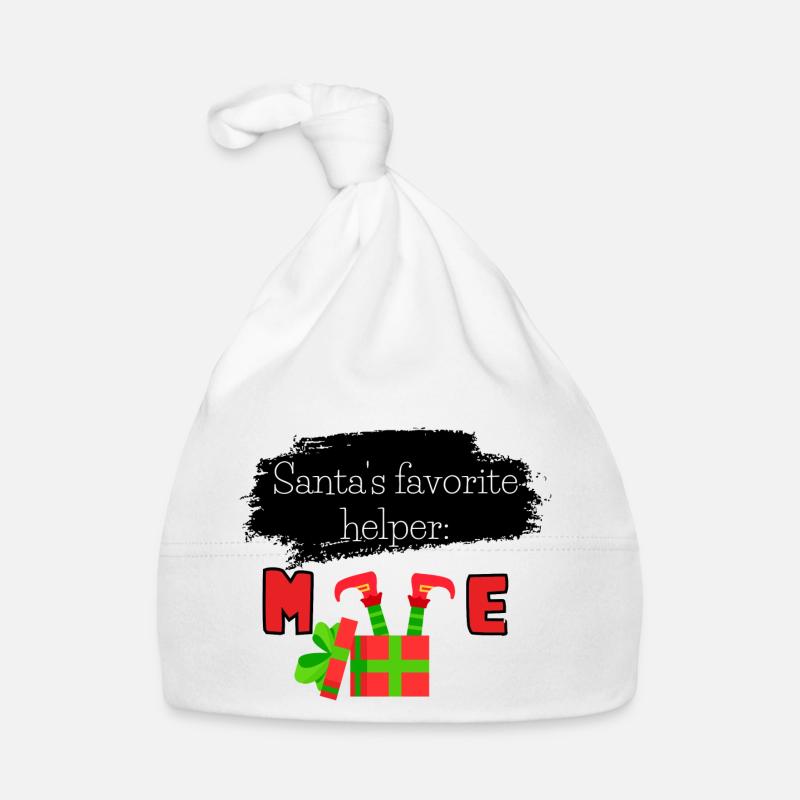 L’assistant préféré du Père Noël : moi Bonnet bio Bébé