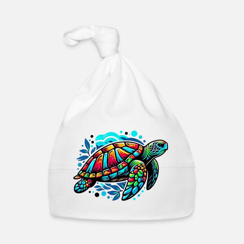 Sea turtle Organic Baby Cap