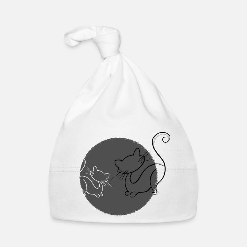 Chats Gris Bonnet bio Bébé