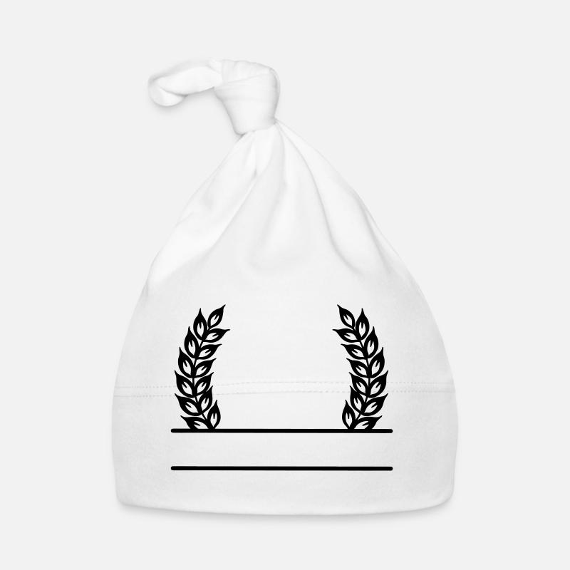 Couronne de grain nom bannière Bonnet bio Bébé
