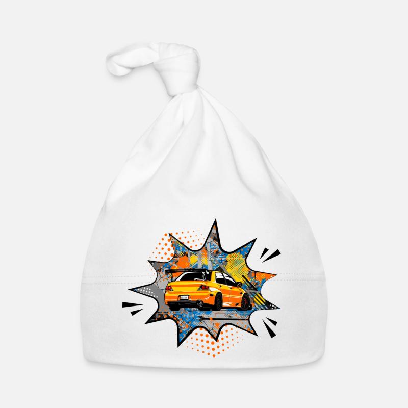 Bulle orange Mitsu Bonnet bio Bébé