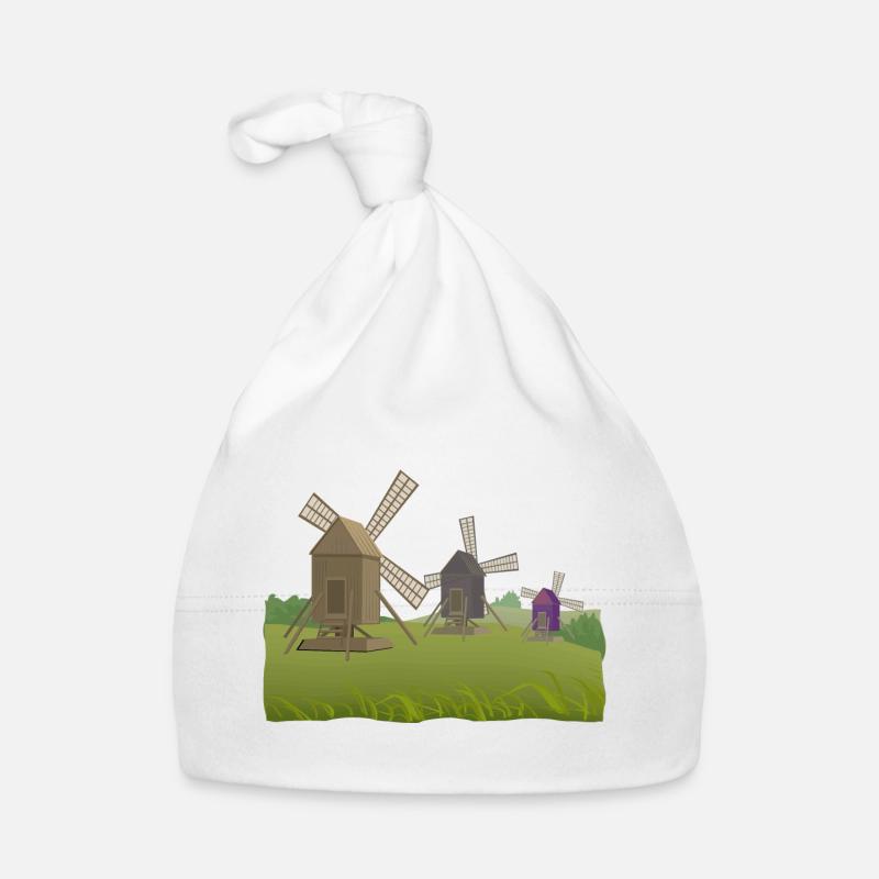 Windmühlen Baby Bio-Mütze