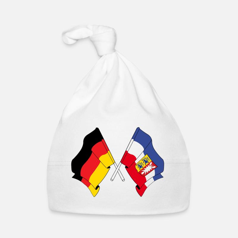 Flag Germany, Schleswig Holstein Organic Baby Cap
