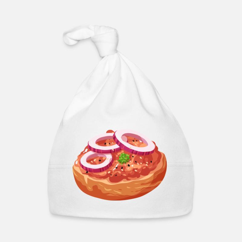 Bande dessinée Mettbrötchen Mett Hack Brötchen Zwiebeln Bonnet bio Bébé