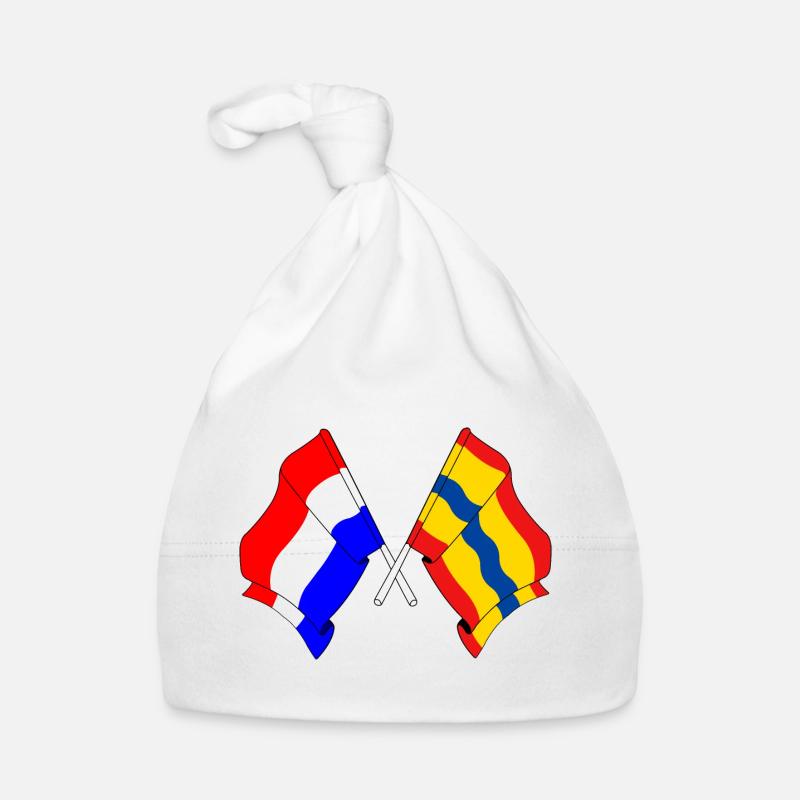 Drapeau des Pays-Bas, Overijssel croisé Bonnet bio Bébé