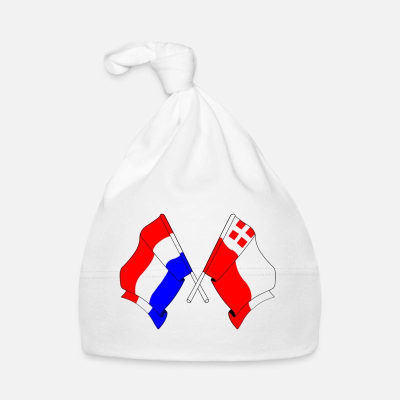 Drapeau des Pays-Bas, Utrecht croisé Bonnet bio Bébé