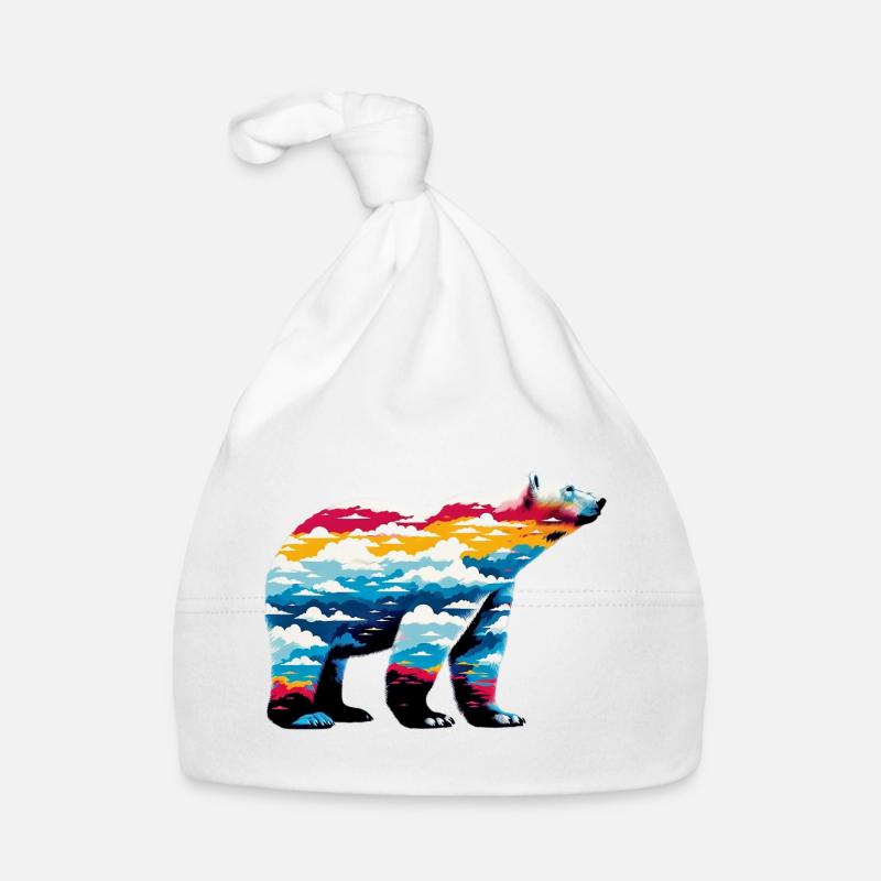 Eisbär Baby Bio-Mütze