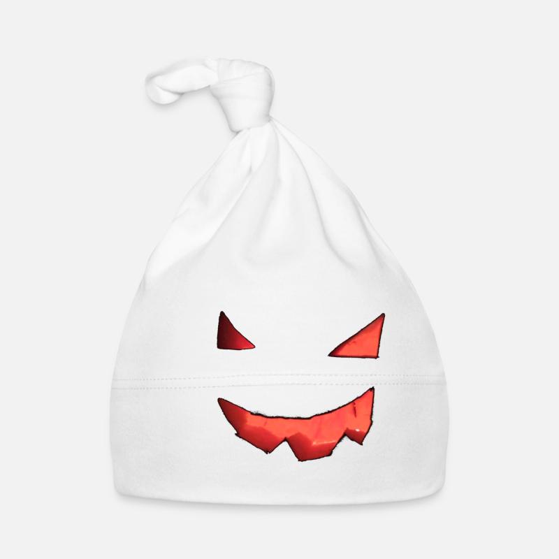 Visage de citrouille Bonnet bio Bébé