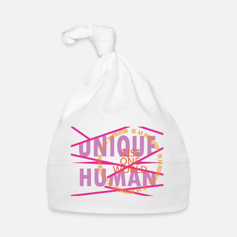 Unique person – Just one World. Organic Baby Cap