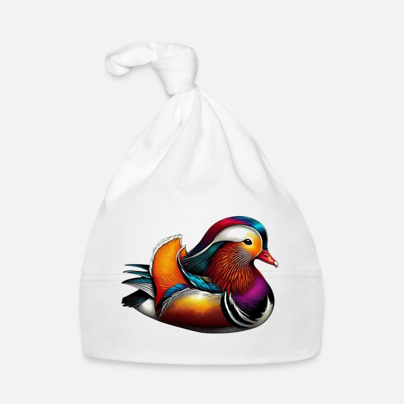 Mandarin duck Organic Baby Cap