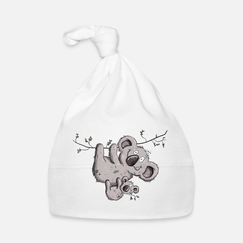 Drolliger Koala Bär Mit Koala Baby Baby Bio-Mütze