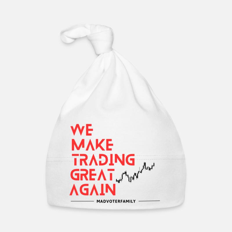 Make trading Great - Baby Bio-Mütze - Weiß