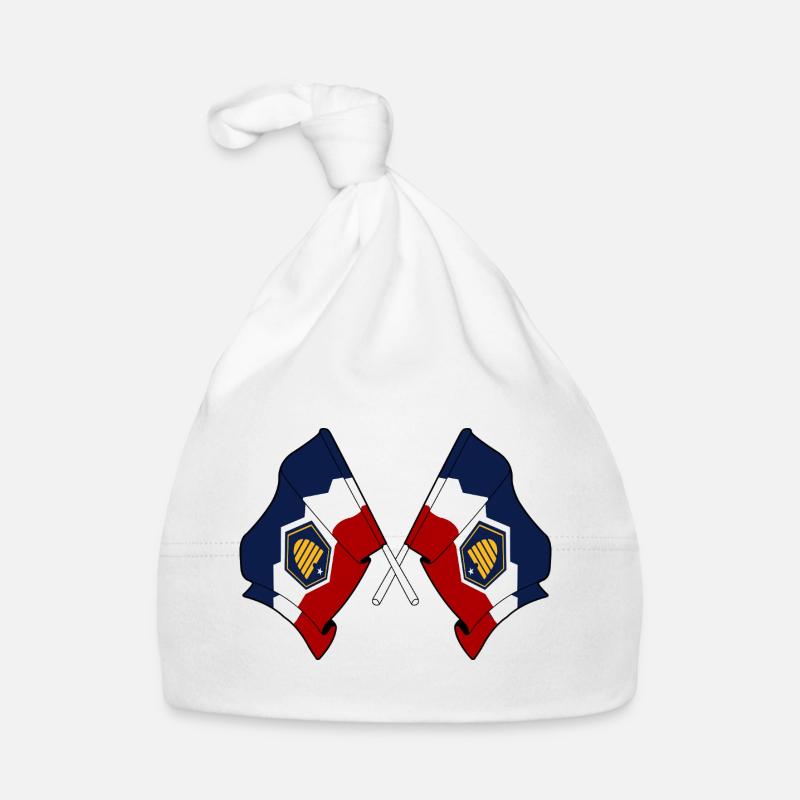 Deux drapeaux traversent l’Utah Bonnet bio Bébé