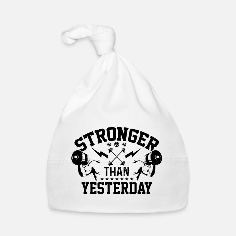 Stärker als gestern Baby Bio-Mütze