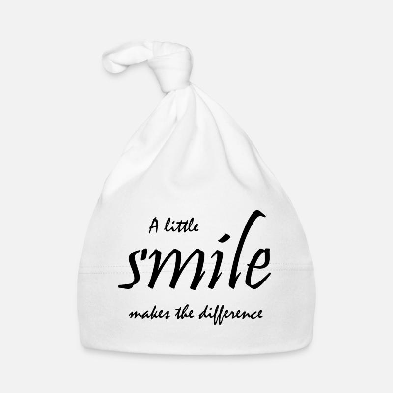 A little smile makes the difference Organic Baby Cap