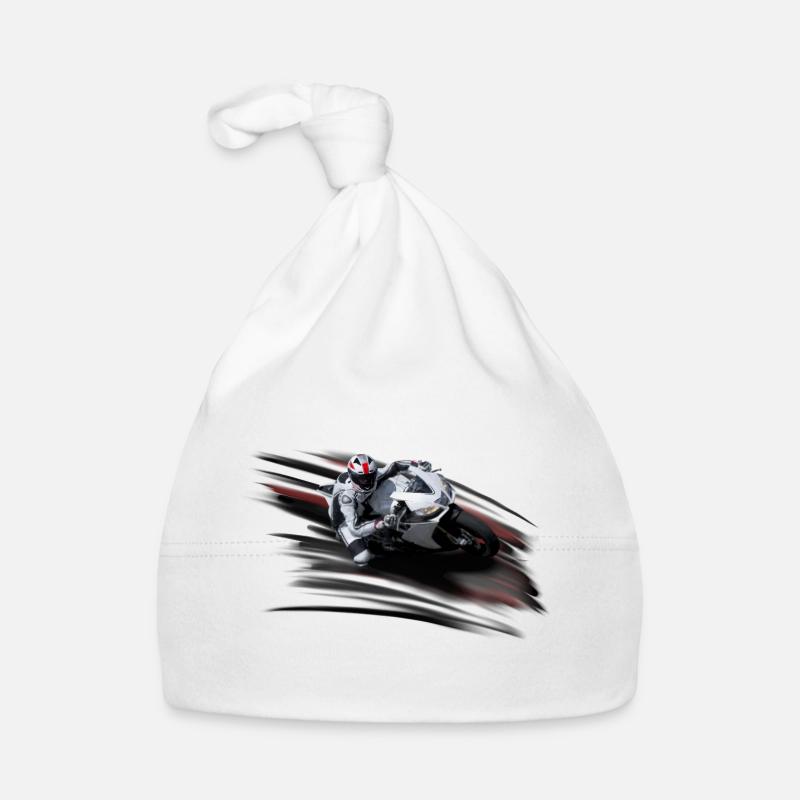Motorcycle Organic Baby Cap