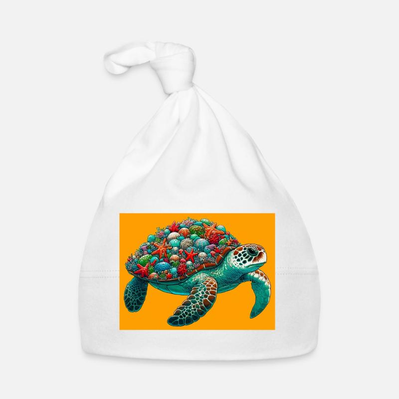 turtle Organic Baby Cap