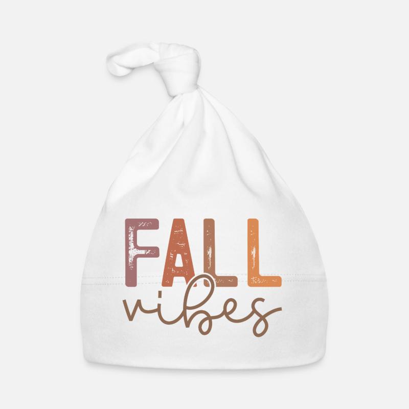 Fall Vibes with Warm Earth Tones Organic Baby Cap