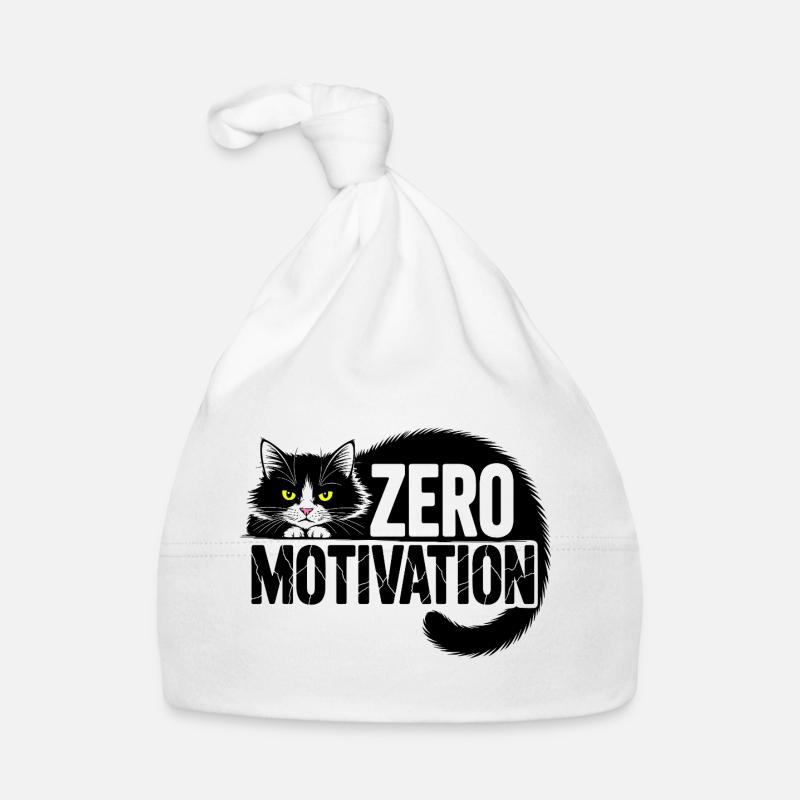 Null Motivation Katze Baby Bio-Mütze