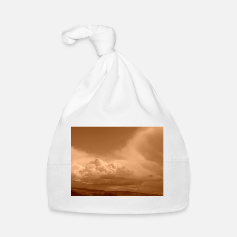 Cloudscape sépia Bonnet bio Bébé