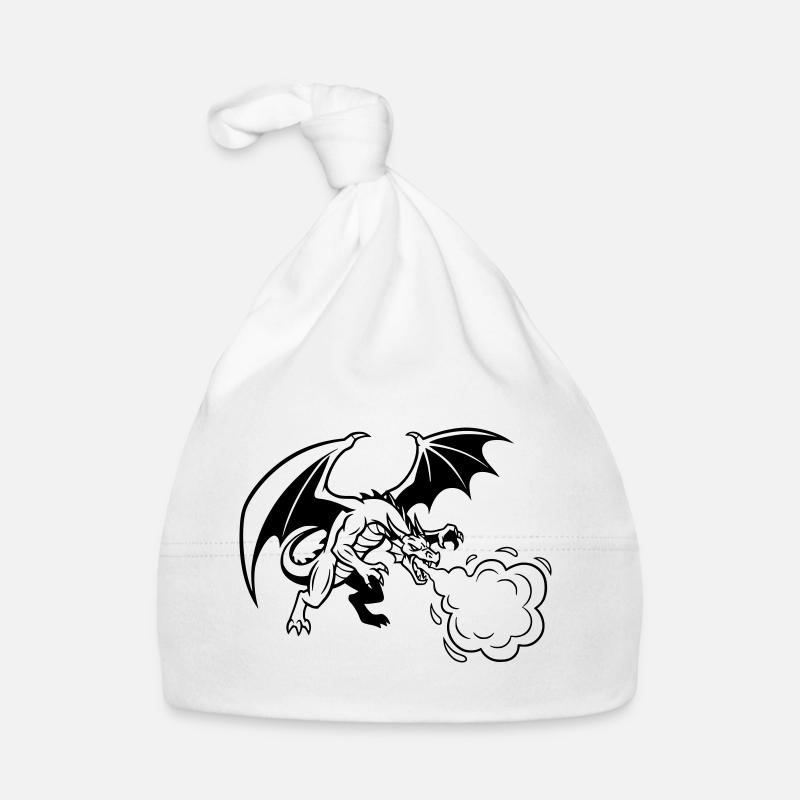 Drache_Drachen_Feuer_Gaming_Vektor Bonnet bio Bébé