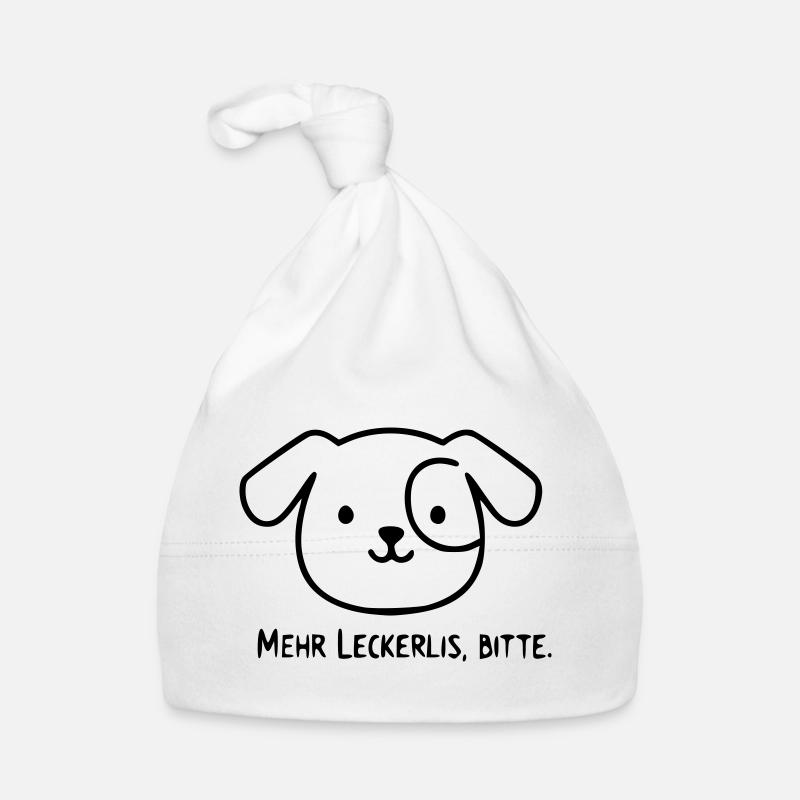 Süßer Hund | Mehr Leckerlis, bitte! Baby Bio-Mütze