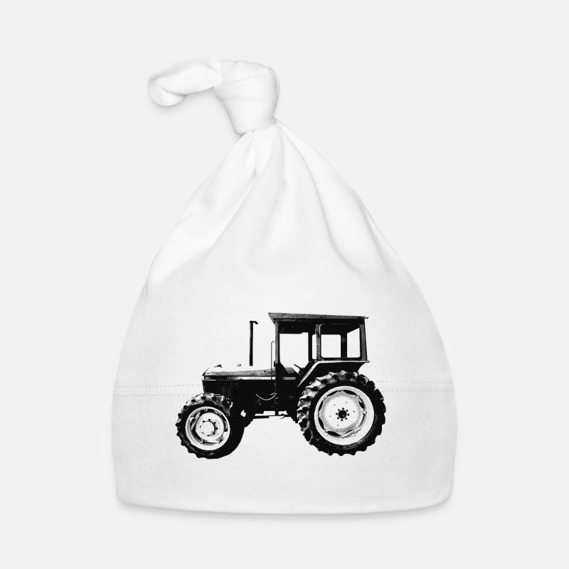Tractor Organic Baby Cap
