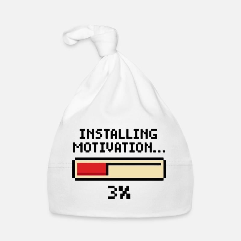 Installation von Motivation Progress Baby Bio-Mütze