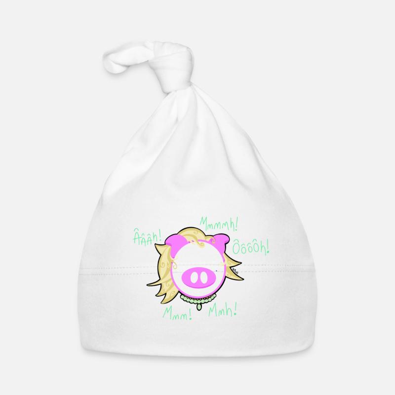 Pig Glam' Explosion Baby Bio-Mütze