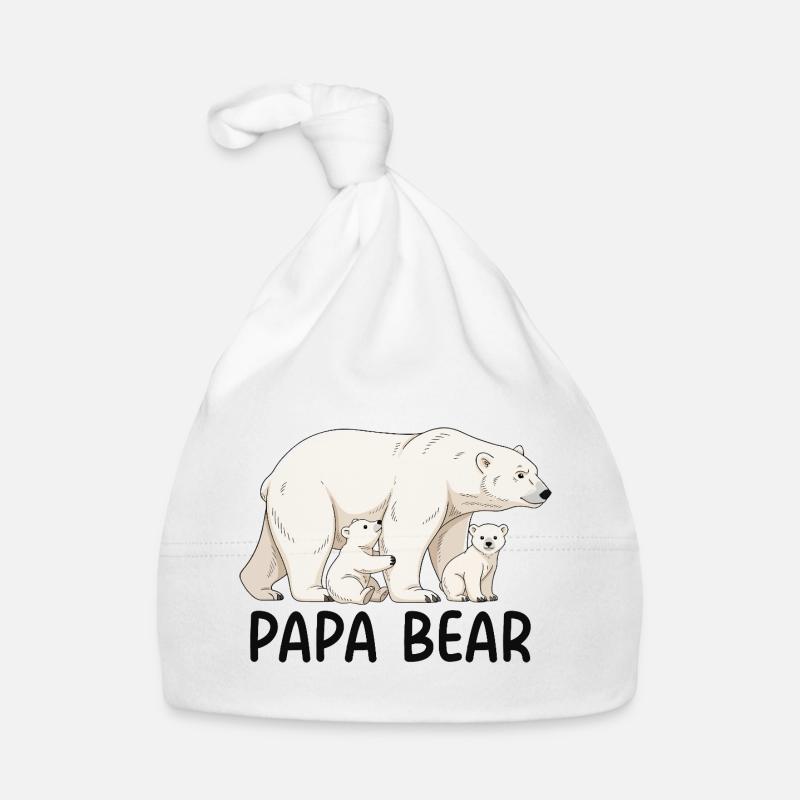 Papa Ours Bonnet bio Bébé