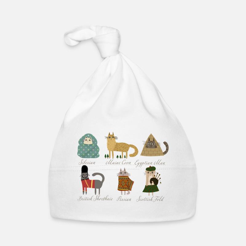 Cat breeds Organic Baby Cap