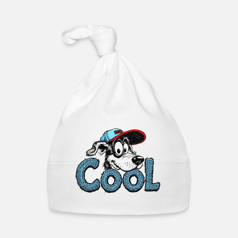 Still Cool Dog Graphic Organic Baby Cap