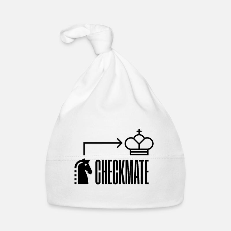 Le coup du chevalier - Bonnet bio Bébé - blanc