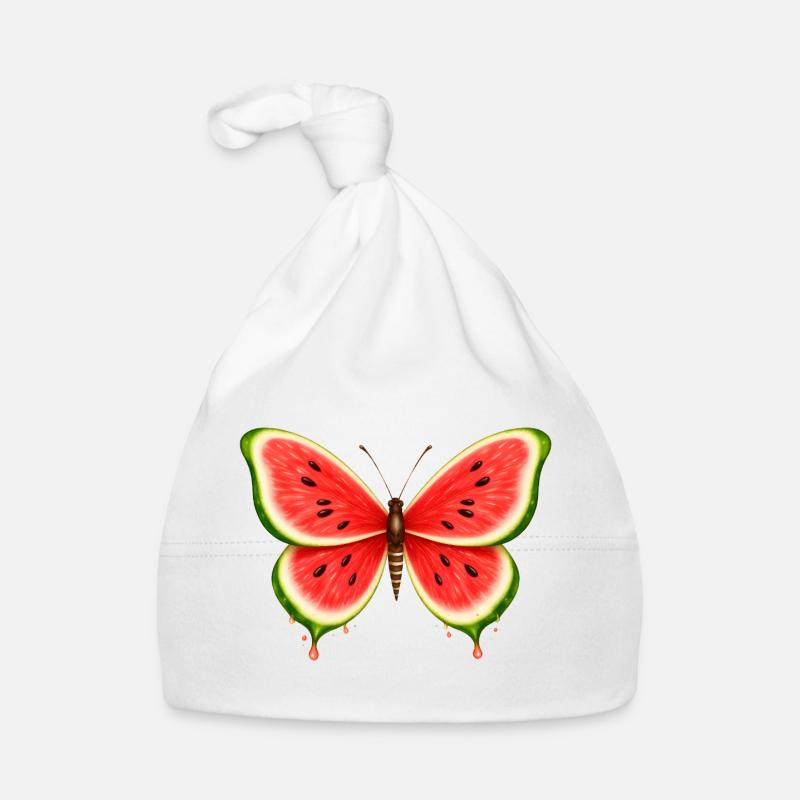 Papillon Melon d’été Bonnet bio Bébé