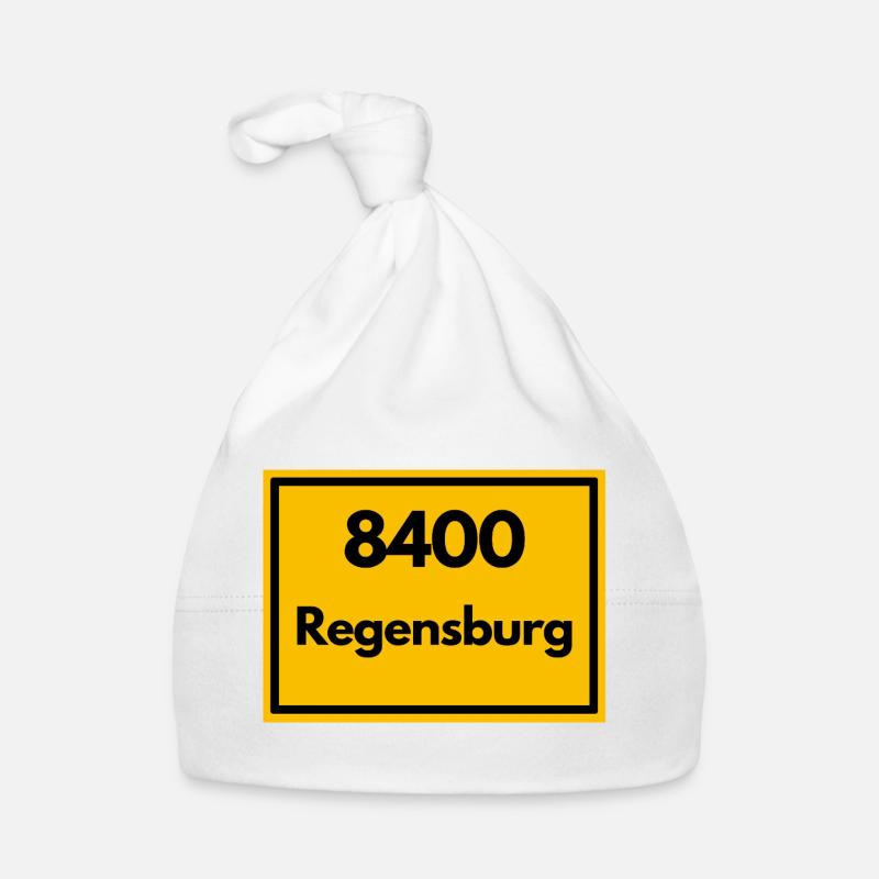 OLD POSTCODE ZIP CODE RETRO 8400 REGENSBURG Organic Baby Cap