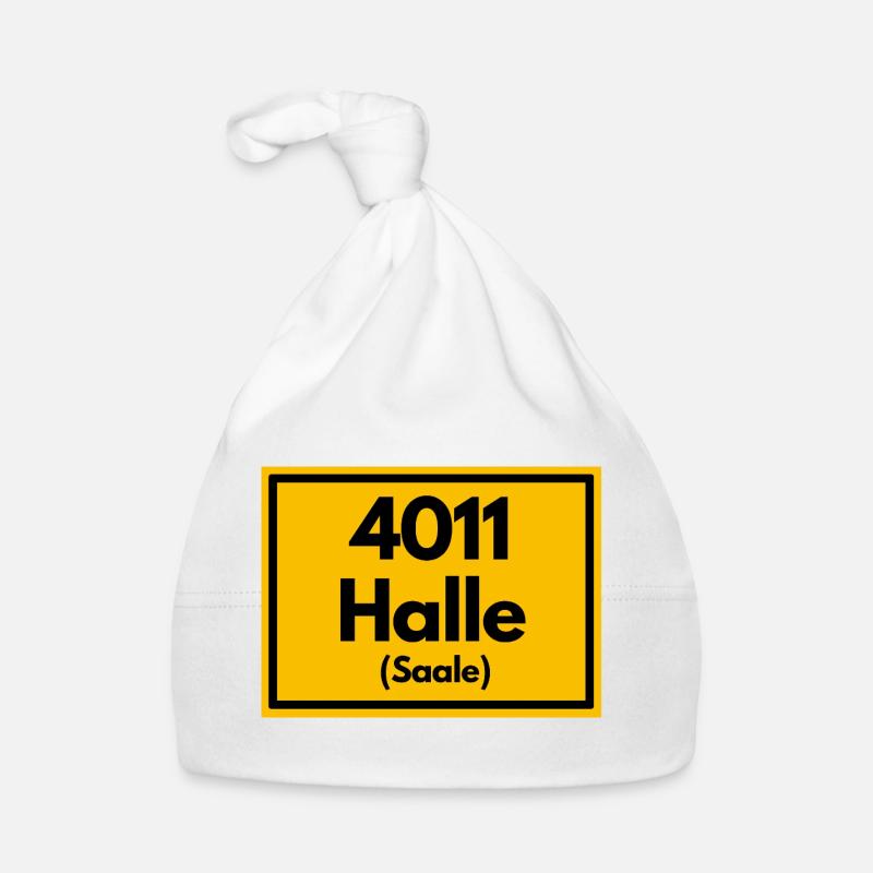 ANCIEN CODE POSTAL RÉTRO 4011 HALLE (SAAALE) Bonnet bio Bébé