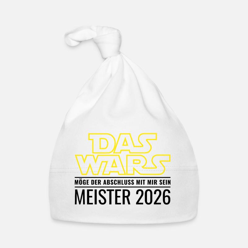 Meister 2026 Das wars Möge Abschluss mit mir sein Baby Bio-Mütze