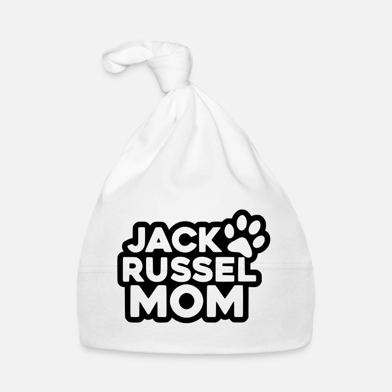 Jack Russel Mom - Designfarbe variabel Baby Bio-Mütze