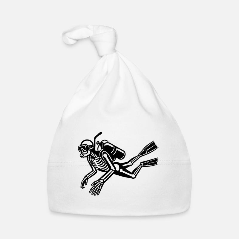 skeleton Organic Baby Cap