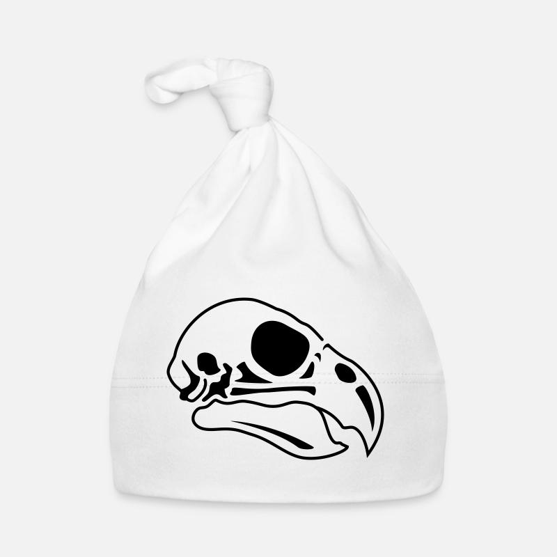 Vogel Schädel Baby Bio-Mütze