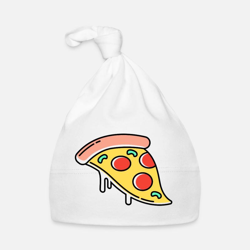 Pizza Icon Baby Bio-Mütze