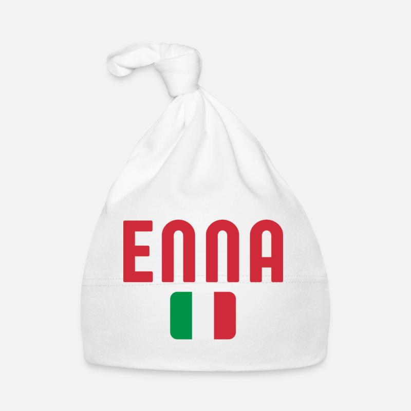 Drapeau italien d’Enna Bonnet bio Bébé
