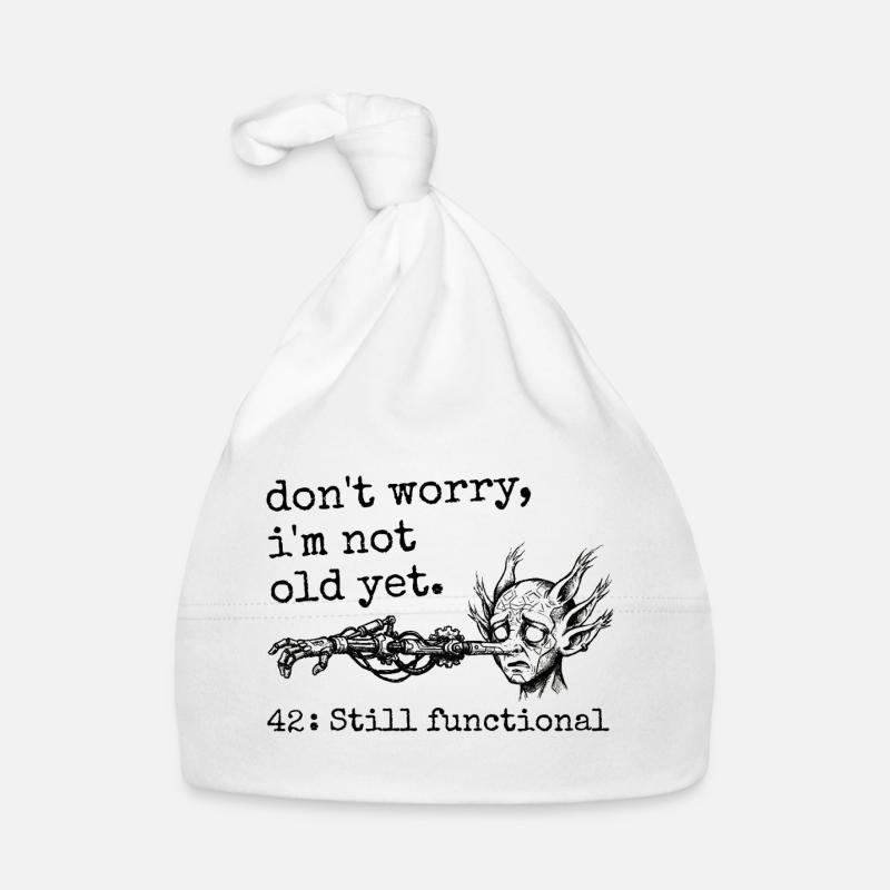 42e Anniversaire - Cadeau 42e anniversaire Humour  Bonnet bio Bébé